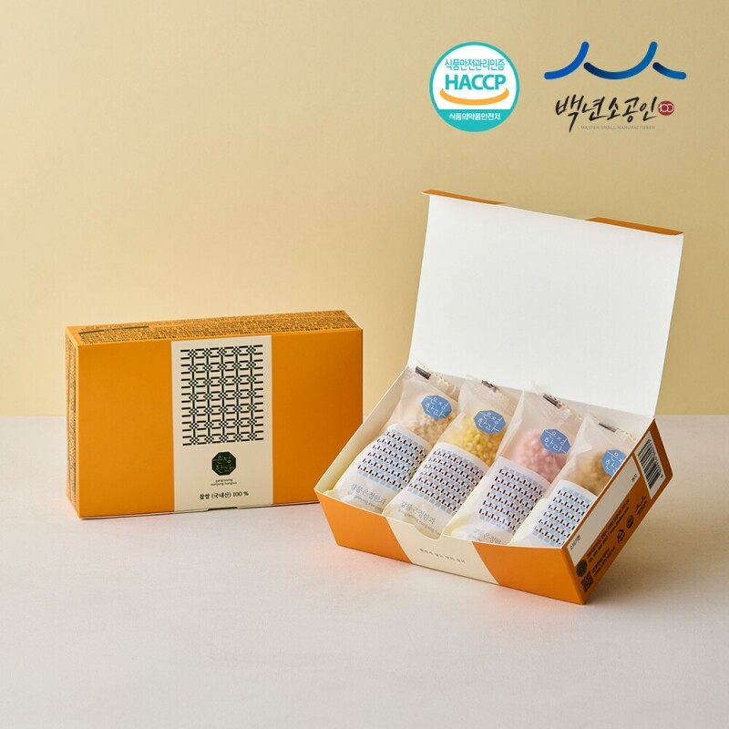강원더몰,강릉은정한과 은정답례 2호세트 (유과 답례품 단체선물 교회 결혼식 돌 기업 조문 웨딩)