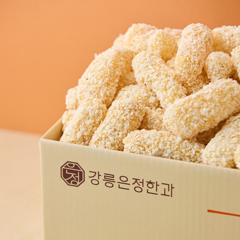 강원더몰,(위크세일)강릉은정한과 (강정)못난이한과 1.2kg(600gX2봉) (대용량 간식 유과 명절선물 파지한과)