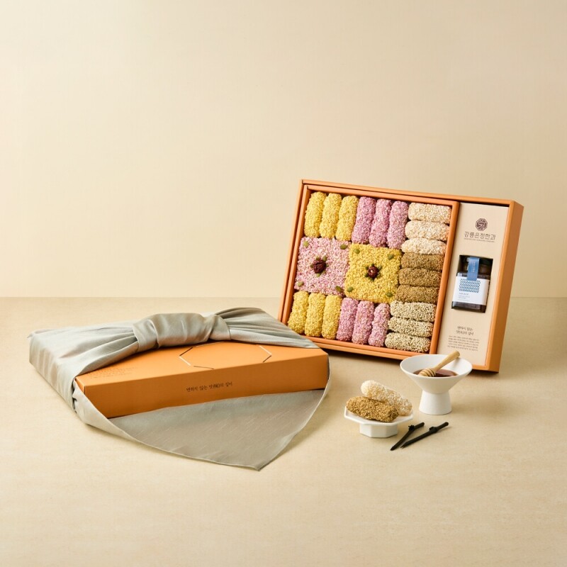 강릉몰,강릉은정한과 담화연 유과 선물세트 수제 한과 전통과자 명절 설날 추석 부모님 상견례선물