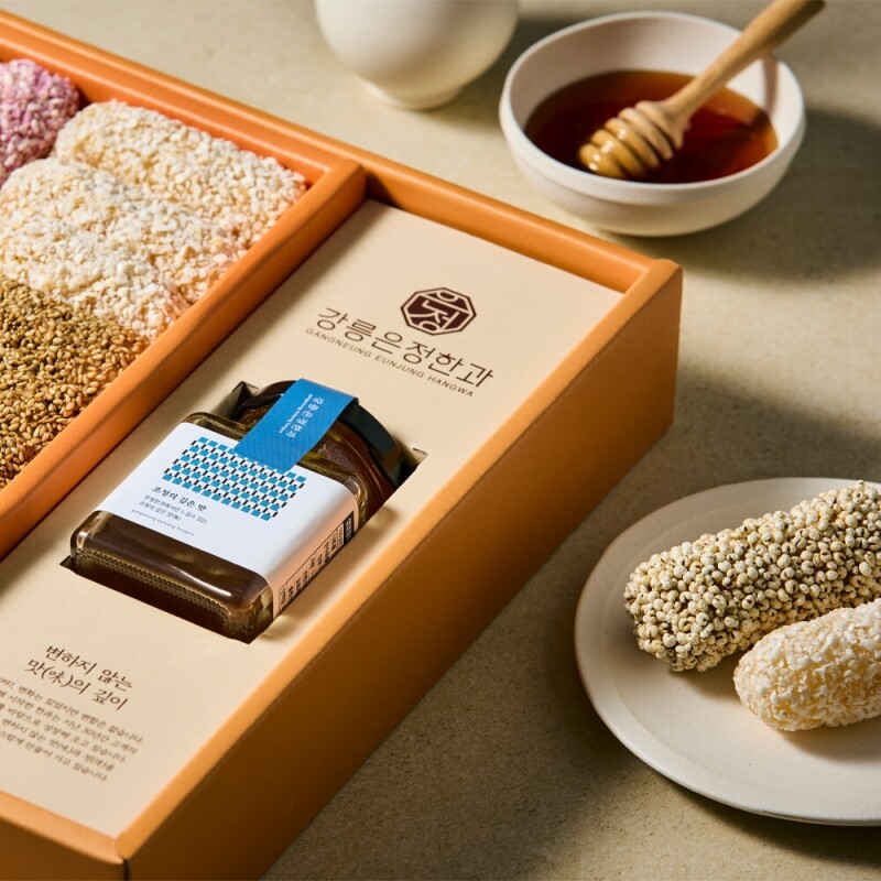 강릉몰,강릉은정한과 담화연 유과 선물세트 수제 한과 전통과자 명절 설날 추석 부모님 상견례선물