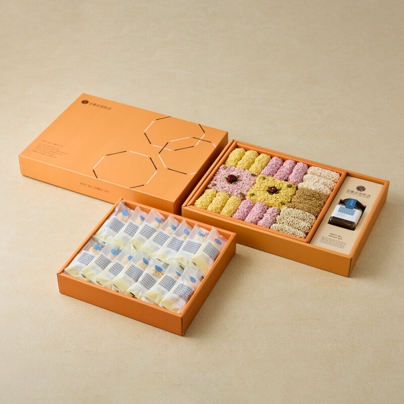 강릉몰,강릉은정한과 담화연 유과 선물세트 수제 한과 전통과자 명절 설날 추석 부모님 상견례선물