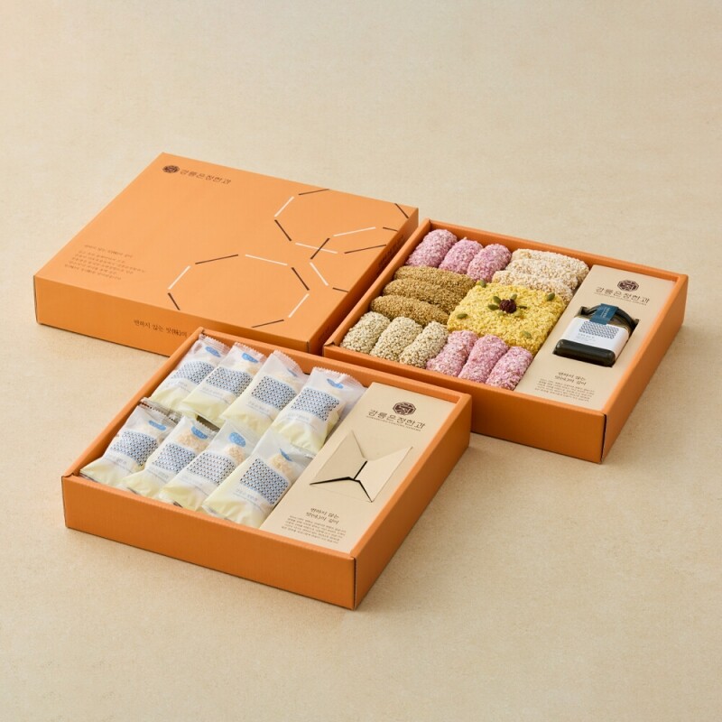 사임당에프앤비,강릉은정한과 정담화 1호 선물세트 수제 한과 전통과자 명절 설날 추석 부모님 상견례선물