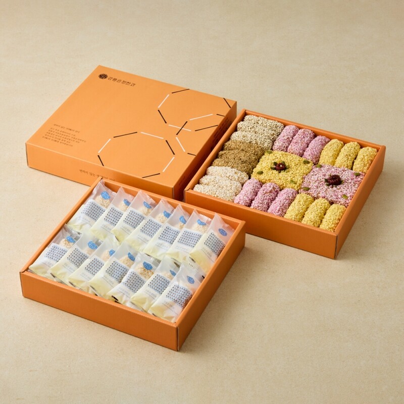 사임당에프앤비,강릉은정한과 정담화 2호 선물세트 수제 한과 전통과자 명절 설날 추석 부모님 상견례선물