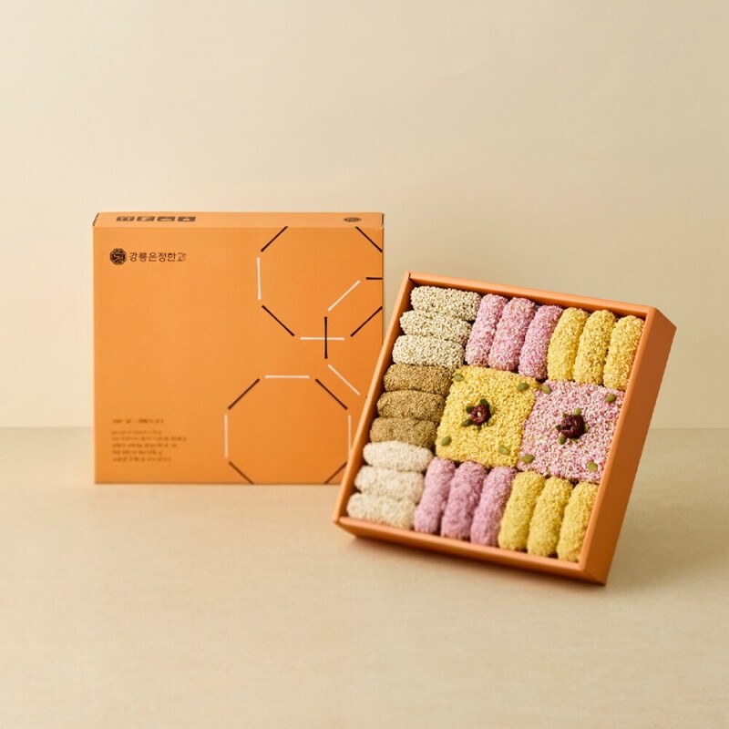 강릉몰,강릉은정한과 정담화 2호 선물세트 수제 한과 전통과자 명절 설날 추석 부모님 상견례선물