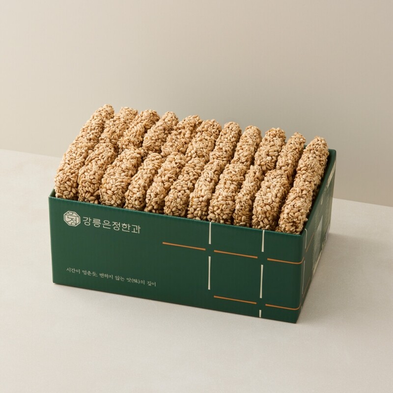강릉몰,강릉은정한과 보리과줄 1kg(500gX2봉) (대용량 유과 답례품 명절 설날 추석 단체선물)