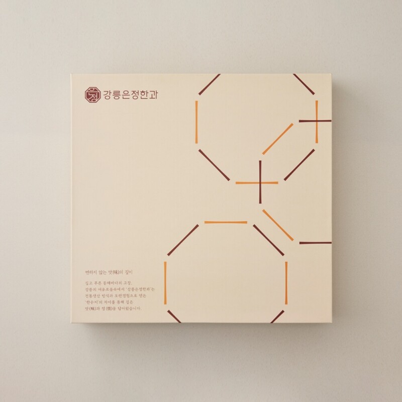 사임당에프앤비,강릉은정한과 연담화 1단 선물세트+보자기 (전통 유과 수제 한과 답례품 명절 설날 추석선물)